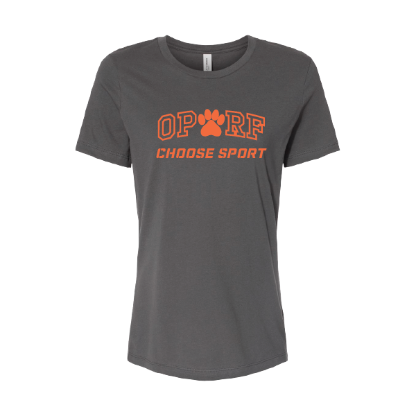 Customizable Sport – Grey Ladies’ Relaxed Tee | Huskie Booster Club Store